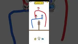 Draw To Pee 🛀🚽- Android/iOS || Level 12 #DrawToPee #Shorts #YouTube