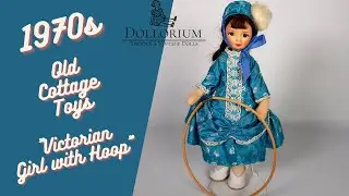 1970's Old Cottage Toys Victorian Girl - Antique & Vintage Cloth Doll Collection at Dollorium