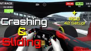 Crashing Sliding! Hot lap! R&D 42 Setup! F1 Mobile Racing Duel Multiplayer