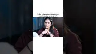 Single parent. Strong heart. 💪🤍#varshadsouza #7pages #SingleParentLife #webseries #emotional #family