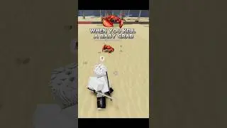 When You Kill A Baby Crab in TSB💀 #shorts #roblox #strongestbattlegrounds #odetari