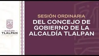 🔴 Segunda Sesión Ordinaria del III Concejo de la Alcaldía Tlalpan