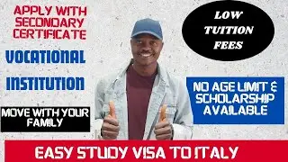VOCATIONAL INSTITUTON IN ITALY NEEDS INTERNATIONAL STUDENTS | ENGLISH COURSES | EASY STUDENTS VISA