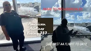 American Airlines Boeing 737 flight from  Miami to Providenciales is our best AA flight to date