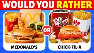 Что бы вы предпочли...? Выпуск, посвященный вредной еде 🍔🍟🍫 | Викторина о еде | 60 самых сложных ...