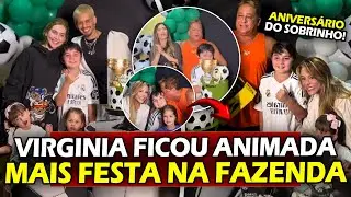 VIRGINIA COMEMORA ANIVERSÁRIO DO FILHO DA CUNHADA JESSICA COSTA na FAZENDA TALISMÃ...