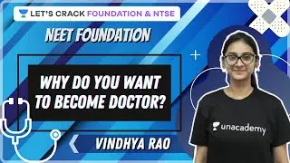 Why do You want to Become Doctor? | Powerful Motivation | NEET Foundation | NEET 2023 | Vindhya Rao