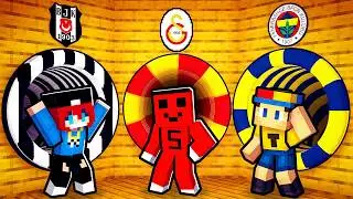 Samet vs Tuna vs Hasan TEAM TUNNEL RACE!! - Minecraft
