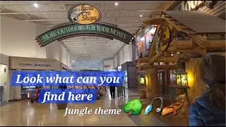 Theme shop at Arundel Mills| Brass Pro shop| Game| Jungle_animal decoration| wonderful
