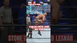 WWE 2K25 DREAM MATCH MANIA! Stone Cold VS Brock Lesnar! OH HELL YEAH!!!