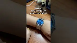 🎯Unboxing Titan Karishma Analogue Watch 1638SM02⏱️ #watches #titanwatches #trending #unboxingvideo