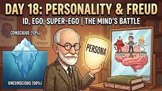 CDP Day 18: Sigmund Freud Psychoanalysis Theory | Id, Ego, Super Ego Explained