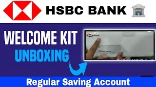 HSBC unboxing welcome kit // welcome kit unboxing of HSBC Bank