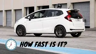 Stock Honda Jazz / Fit GK5 Hot lap in Clark International Speedway