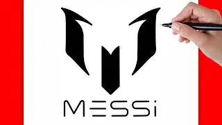 HOW TO DRAW LIONEL MESSI LOGO | DRAWING STEP BY STEP