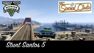GTA 5 Custom Race 'Stunt Santos 5'