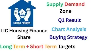 LIC Housing Finance Share Today | Q1 Result & Buying Zone Stop Loss Support-Resistance ₹850+ Target