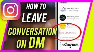 How to Leave a Group Chat on Instagram DM