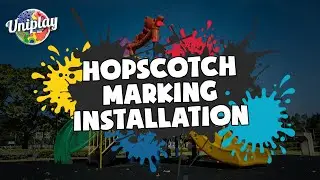 Hopscotch Marking Installation by Uniplay Playground Markings