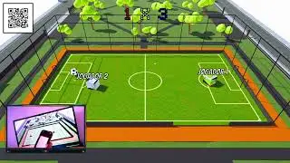 Local multiplayer football game with web controller (Unity Engine + Node.js + WebSocket + A-Frame)