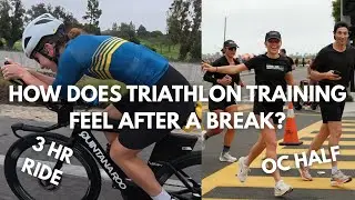 WEEKEND OF IRONMAN 70.3 TRAINING! OC Half Marathon & 3-Hour Bike Ride