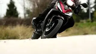Pirelli Diablo Rosso Sport Test, on a SYM VF 185