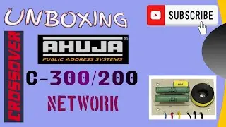 Ahuja c-300/200 crossover network.          @vijayelecph