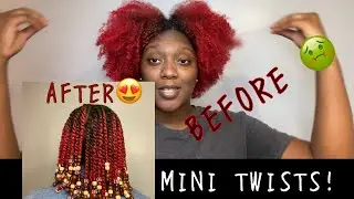 MINI TWIST WITH BEADS. CAME OUT SO BOMB!