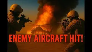 Enemy Aircraft Hit! Tactical Ambush in ARMA