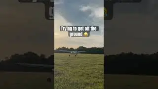 Heavy loaded and short takeoff in the Avid Flyer! #aviation #avidflyer #lightsportaircraft
