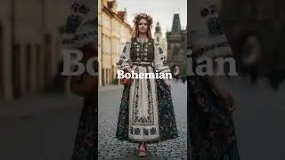 Global Fashion| Czech Republic| 5 Traditional Dresses| The RFich Lookbook #shorts