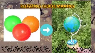 Rotating Globe Making with plastic ball