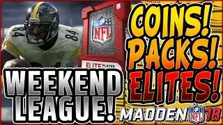 HOW TO GET FREE COINS, PACKS, AND ELITES IN MUT 18! | INSANE WEEKEND LEAGUE REWARDS! | MUT 18 WL