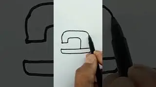 How to draw a sewing machine #shorts #edit #art