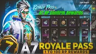 PUBG/BGMI A7 ROYAL PASS & SEASON REWARD | 😍