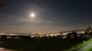 Supermoon Timelapse Captures Lunar Event Above Lancashire