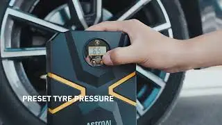 Digital Car Tyre Pump 150 PSI, Preset Tyre Pressure Auto Shutoff #shorts #shortsvideo @Infovshopper
