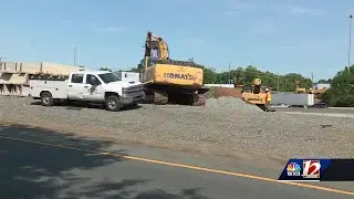 NCDOT begins bridge construction, widening road near Buc-ee's site in Mebane