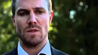 Arrow Season 4 - Oliver and Barry visit grave (FLASHFORWARD)