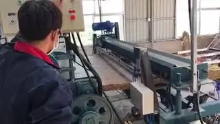 automatic reed rice straw board making weaving knitting machine
