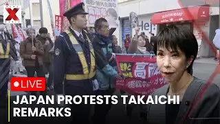 Japan Protest LIVE : Japanese Protesters Rally Against PM Takaichi&rsquo;s Taiwan Remarks | NewsX World