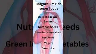 Add magnesium rich food in your diet for heart ❤️