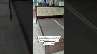 second hand bed@11000 Arora Furniture 45/2 Ashok Nagar near Tilak Nagar New Delhi ☎️9599796080
