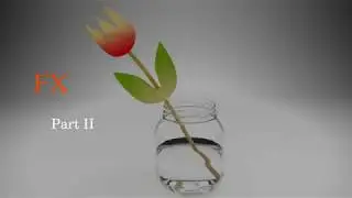 Blender 2.8. Glass jar with thread + water, part 2