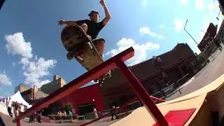 Common Apparel x Red Herring Lounge Block Party - Skateboarding in Street Duluth - MN