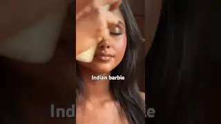 Indian barbie doll/ makeup on dusky skin #makeupartist