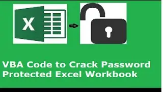 How to break an excel sheets password with a VBA code