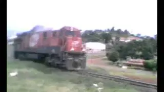 Locomotiva da ALL C30-7 7634 sem vag&atilde;o
