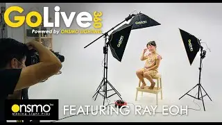 Onsmo Golive 360 LED Studio Light Kit Used By Ray Eoh in commercial shooting for Saferoptics!
