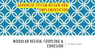 Modular Design Coupling and Cohesion